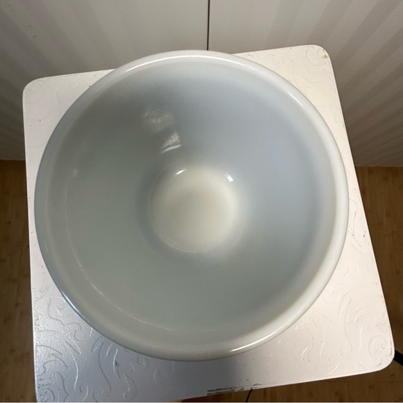 PYREX 401 (1.5 pint) green white Spring Blossom Crazy Daisy - Picture 2 of 15